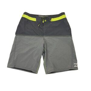 Billabong Board Shorts Boys Size 27 Gray Swim Trunks